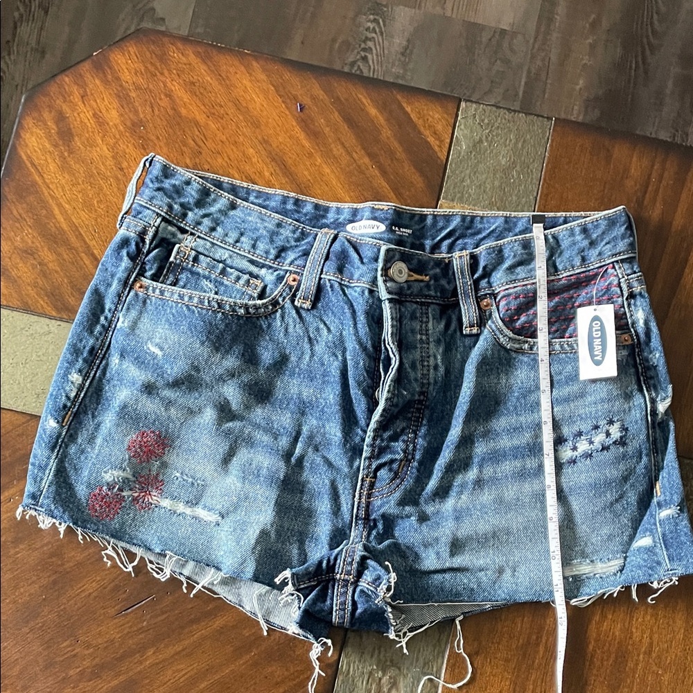 Old Navy Distressed Blue Jean Shorts